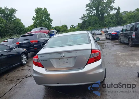 2012 Honda Civic Lx из США, поврежденный, VIN 19XFB2F55CE319196